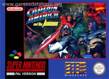 Cover Captain America and The Avengers for Super Nintendo